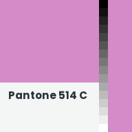 Color chip: Pantone 514 C