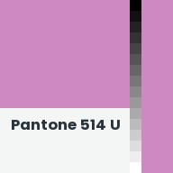 Color chip: Pantone 514 U
