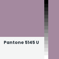 Color chip: Pantone 5145 U