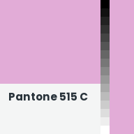 Color chip: Pantone 515 C