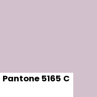 Color chip: Pantone 5165 C