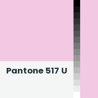 Color chip: Pantone 517 U