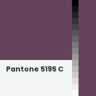 Color chip: Pantone 5195 C