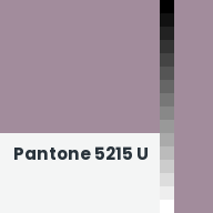 Color chip: Pantone 5215 U