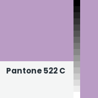 Color chip: Pantone 522 C