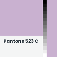 Color chip: Pantone 523 C