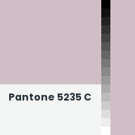 Color chip: Pantone 5235 C