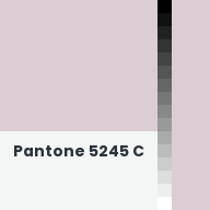 Color chip: Pantone 5245 C