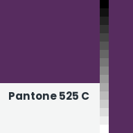 Color chip: Pantone 525 C