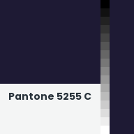 Color chip: Pantone 5255 C