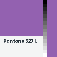 Color chip: Pantone 527 U