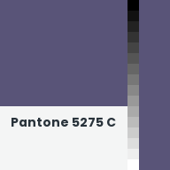 Color chip: Pantone 5275 C