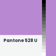 Color chip: Pantone 528 U