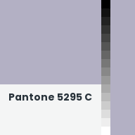 Color chip: Pantone 5295 C