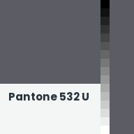 Color chip: Pantone 532 U