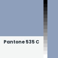 Color chip: Pantone 535 C