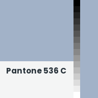 Color chip: Pantone 536 C