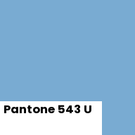 Color chip: Pantone 543 U