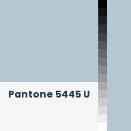Color chip: Pantone 5445 U