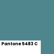 Color chip: Pantone 5483 C