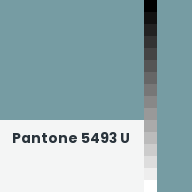 Color chip: Pantone 5493 U