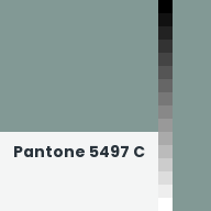 Color chip: Pantone 5497 C