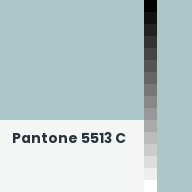 Color chip: Pantone 5513 C