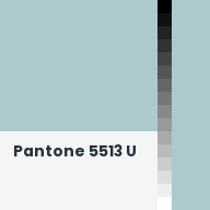 Color chip: Pantone 5513 U