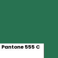 Color chip: Pantone 555 C