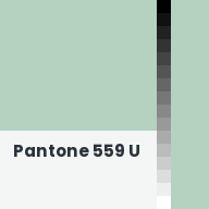 Color chip: Pantone 559 U