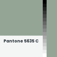Color chip: Pantone 5635 C