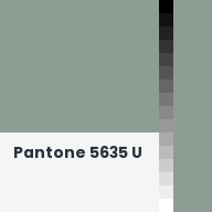 Color chip: Pantone 5635 U