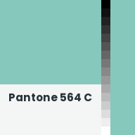 Color chip: Pantone 564 C