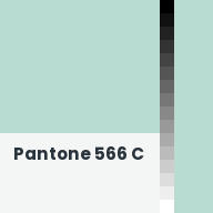 Color chip: Pantone 566 C