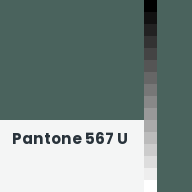 Color chip: Pantone 567 U