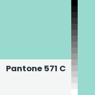 Color chip: Pantone 571 C