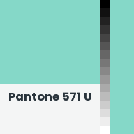 Color chip: Pantone 571 U