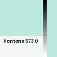 Color chip: Pantone 573 U