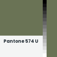 Color chip: Pantone 574 U