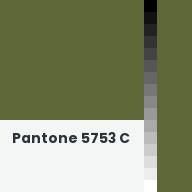 Color chip: Pantone 5753 C