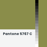 Color chip: Pantone 5767 C