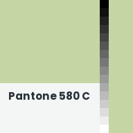 Color chip: Pantone 580 C