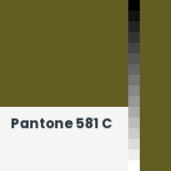 Color chip: Pantone 581 C