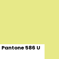Color chip: Pantone 586 U