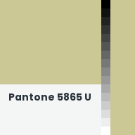 Color chip: Pantone 5865 U