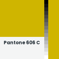 Color chip: Pantone 606 C