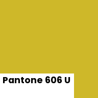 Color chip: Pantone 606 U