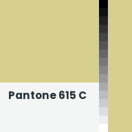 Color chip: Pantone 615 C