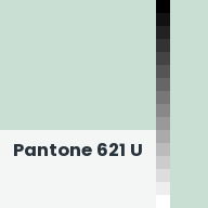 Color chip: Pantone 621 U