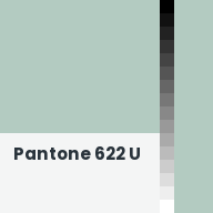 Color chip: Pantone 622 U